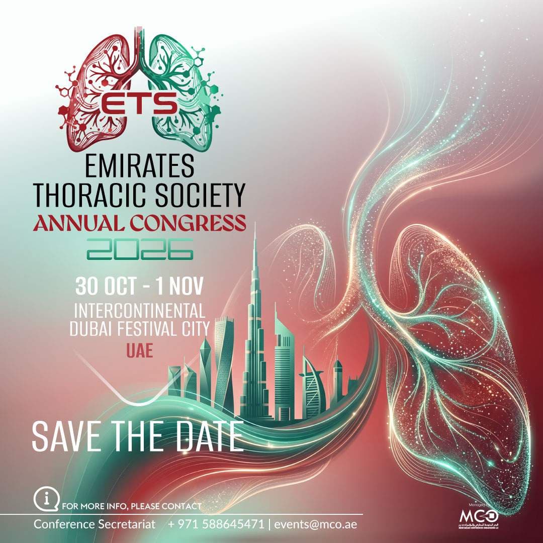 ETS Annual Congress 2026: Advances in Pulmonology, Respiratory Medicine, and Critical Care in Dubai